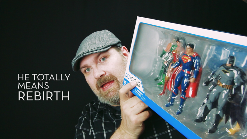 Illustration for article titled Toy Time Plays With DC Icons Justice League Rebirth Action Figures